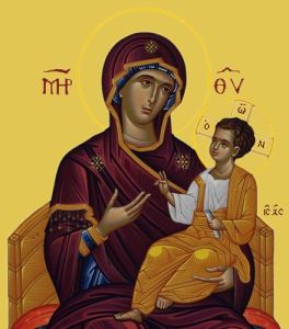 Icon: The Blessed Virgin Mary & Christ