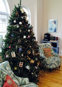 Preparing heart and home. The Neubauer family Christmas tree. 