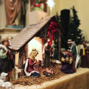 Christ in the manger